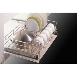 Hauss S-HBJ090/290 Under Mount Bowl & Plate Pull Out Basket