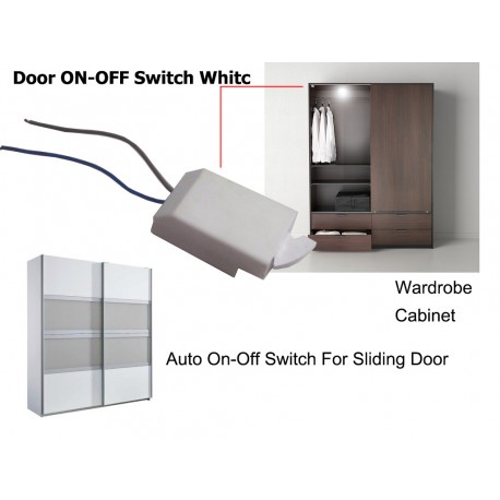 Door On-Off swith white