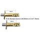 BK264 SS Half Deadbolt Lockset