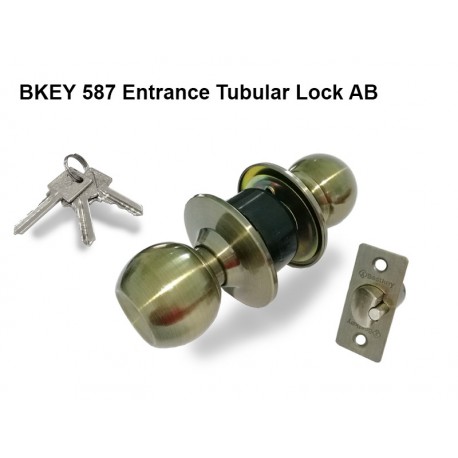 BKEY 587 Entrance Tubular Lock AB (Tubular Lock)
