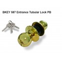 BKEY 587 Entrance Tubular Lock PB 01 (Tubular Lock)