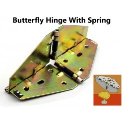 Butterfly Hinge With Spring