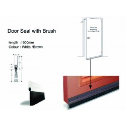 Door Seal with Brush