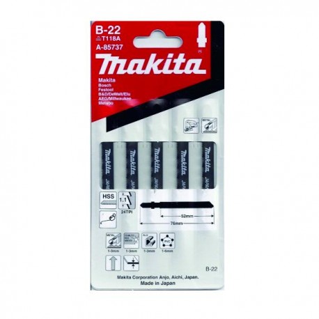 Makita T118A Jig Saw Blade (A-85737)