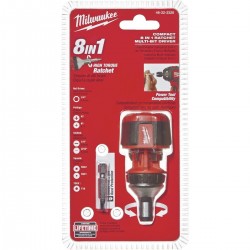 MILWAUKEE Compact  8in1 Ratchet Multi-Bit Driver