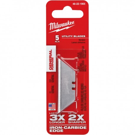 MILWAUKEE Grneral Purpose Utility Blade 5pcs/PKT(48-22-1905)