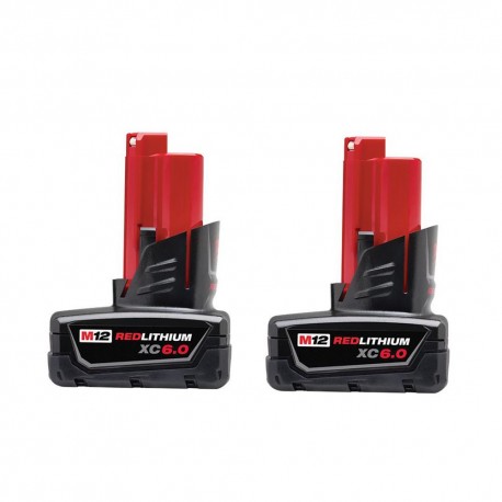 MILWAUKEE M12B RED-Lithium-Iron Battery