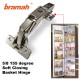 155 degree Bramah Soft Closing Basket Hinge 01