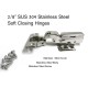 6mm SUS 304 Soft Closing Hinge Stainless Steel