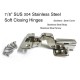 22mm SUS 304 Soft Closing Hinge Stainless Steel