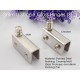 8mm U Shape Glass Hinge S