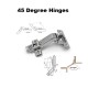 45 Degree Hinges