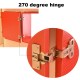 270 degree hinge