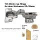 7/8 40mm cup Hinge for door thickness 22~35mm