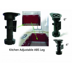 4'' ABS Leg Black (Kitchen Leg)