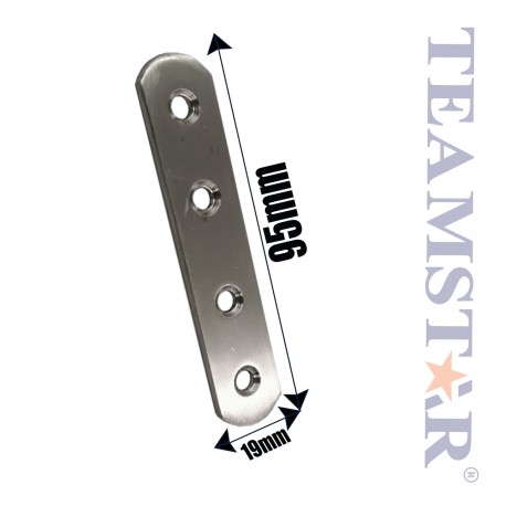 19mm Straight bracket S/S