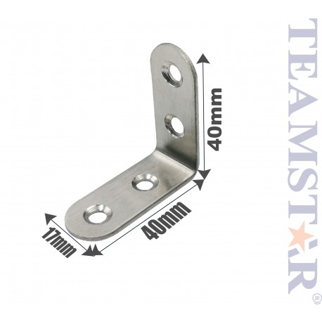 401/03/17mm L-Bracket Stainless Steel