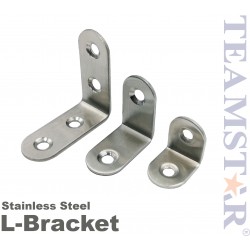 401/03/17mm L-Bracket Stainless Steel