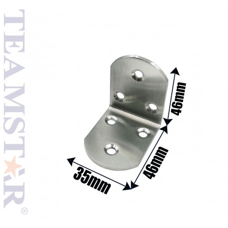 Wide L- Bracket Stainless Steel