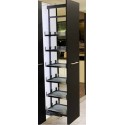 Hauss HBP43 Aluminium Tall Larder with Glass