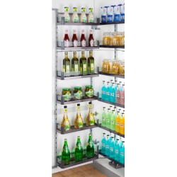 Hauss Aluminium Glass Deluxe Larder