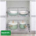 Ecoware F4 Four Side Pull Out Basket with Undermount Slide (SUS304)