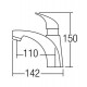 HDFC-5000 Basin Pillar Tap