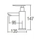 HDFC-5044 Basin Pillar Tap