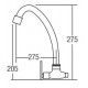 HDFC-5101 Kitchen Wall Sink Tap