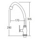 HDFC-5102 Kitchen Pillar Sink Tap