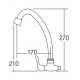 HDFC-5401 Kitchen Pillar Sink Tap