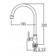 HDFC-6602C Kitchen Pillar Sink Tap