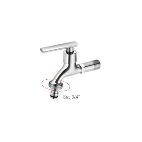 HDFC-6614 Wall Bib Tap With 3/4 Hose Connector