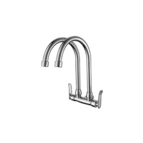 HDFC-6900 Double Spout Kitchen Wall Sink Tap