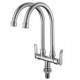 HDFC-6900B Double Spout Kitchen Pillar Sink Tap