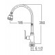 HDFC-6902H Flexible Hose Kitchen Pillar Sink Tap