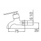 HDFC-6903 Wall Bib Tap