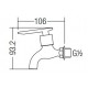 HDFC-7903 Wall Bib Tap