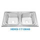 HDKS-1710646 Double Bowl Kitchen Sink Only (With 100mm Waste)