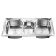 AMKS-1054923 Top Mount Triple Bowl Kitchen Sink