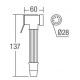 AMSB-28 Brass Spray Bidet Set