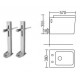 C-204P Wall Hung Water Closet  (Mounting Bracket)