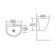 L-230 Wall Hung Basin