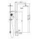 AMSP-5502 Bath Shower Set For Water Heater