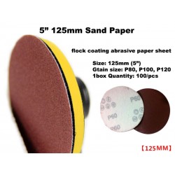 5 Inch 125mm Sandpaper