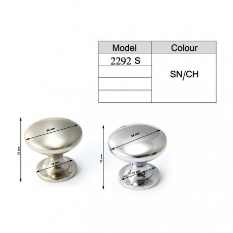 2292 S Knob Handle