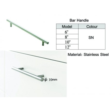 Bar Handle Stainless Steel