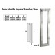 Door Handle Square Stainless Steel