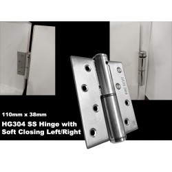 HG304 SS Hinge with Soft Closing R & L