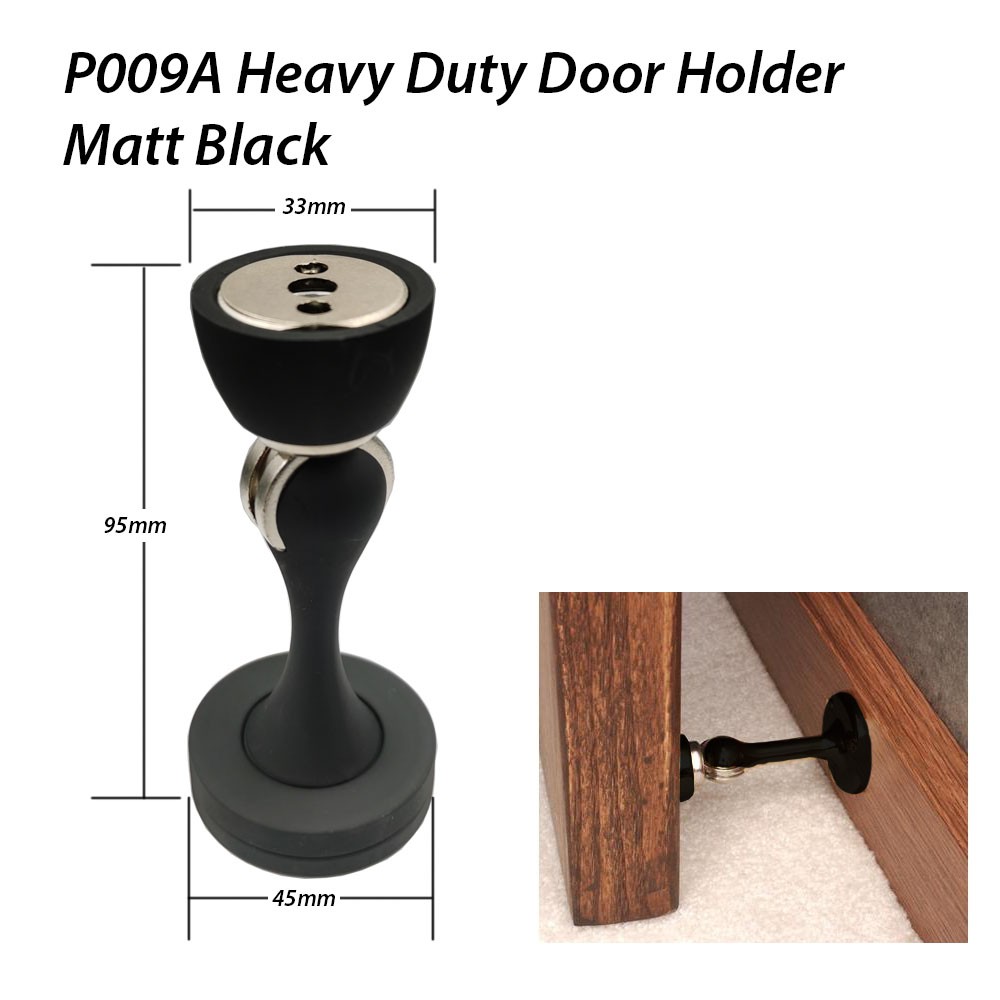 P009A Black Door Stopper